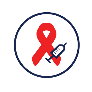 Icon representing HIV testing and prevention